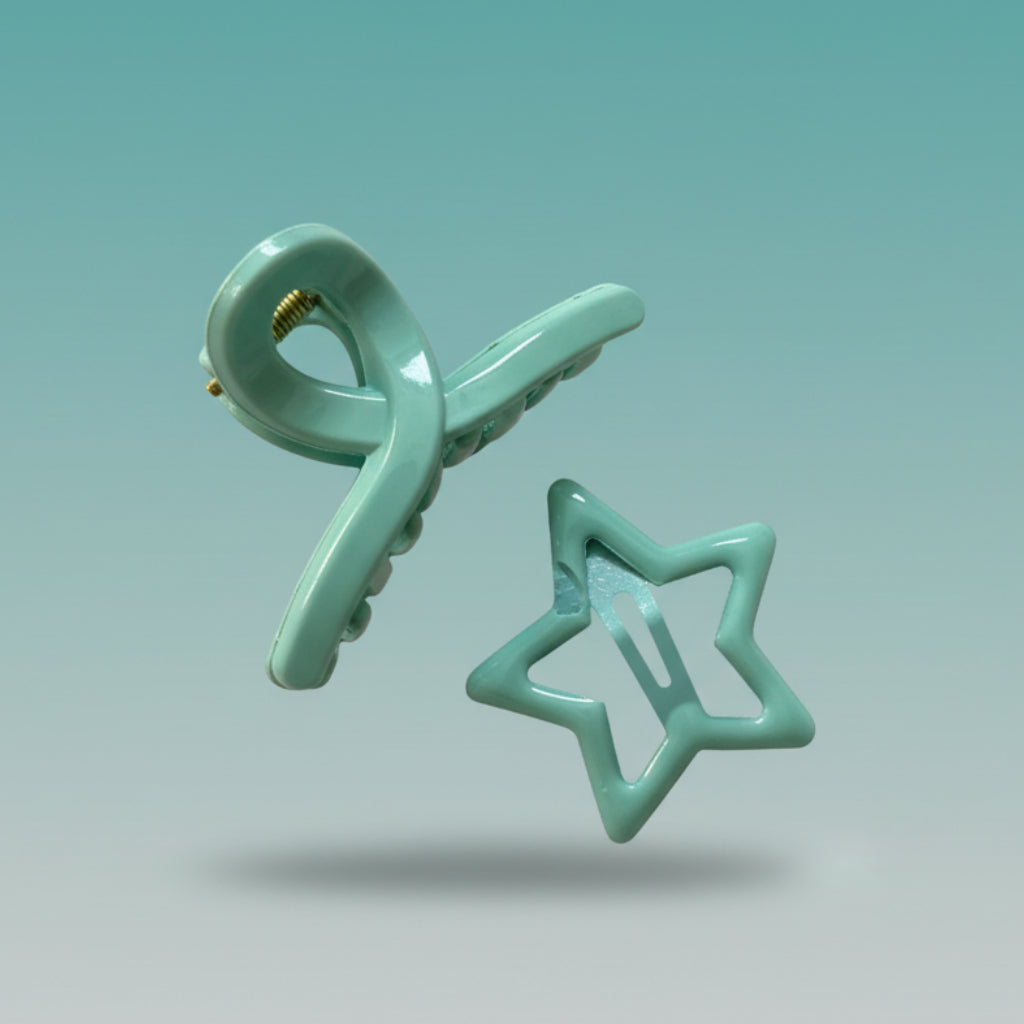 T Clutch & Star Pin Set by Gift Hub Mart