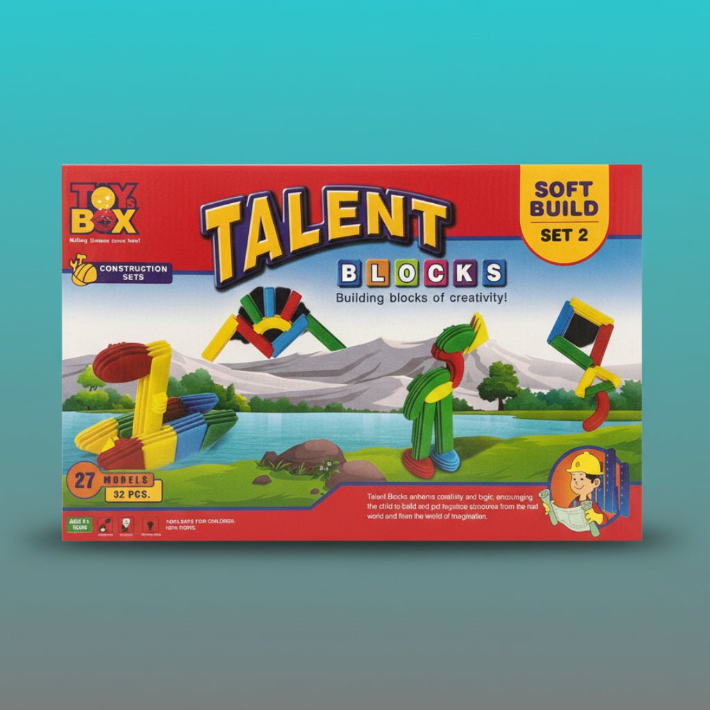 Talent Blocks 27 Models ToyBoy 3+ by Gifthubmart