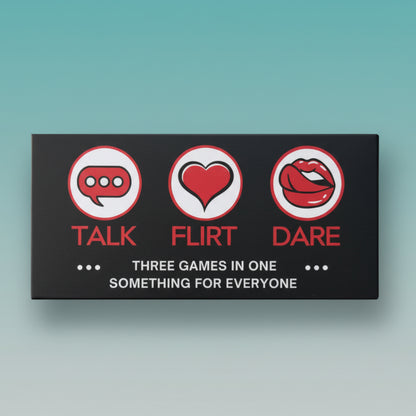 Talk, Flirt, Dare Game (17+) by Gift Hub Mart