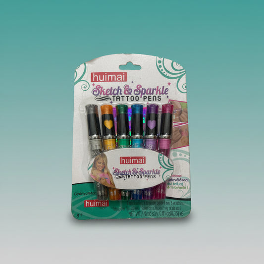 Tattoo Gel Pen Set of 6 by Gifthubmart