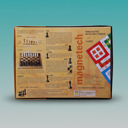 Techno Magnetic Builtin Chess by Gifthubmart