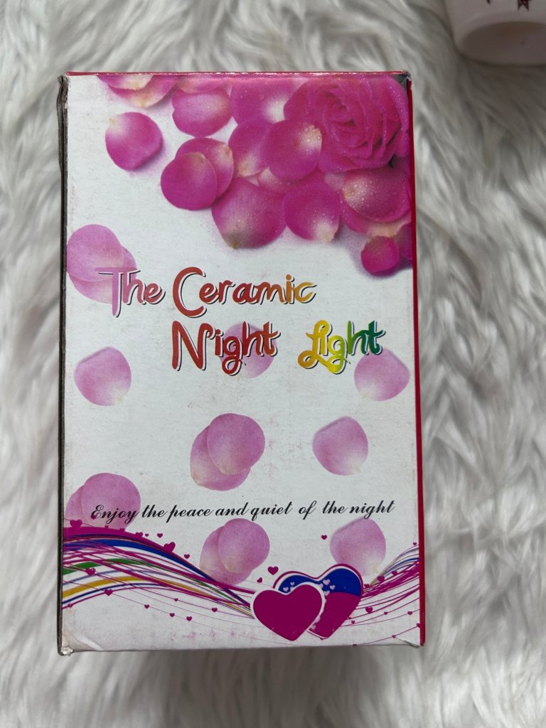The Ceremic Night Lamp by Gift Hub Mart
