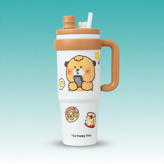 The Happy Day Tumbler 1000 ml Beerus by Gift Hub Mart