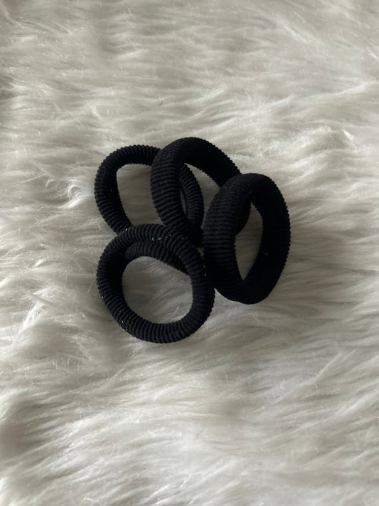 Thick Black Rubber Band pack of 4 by Gift Hub Mart