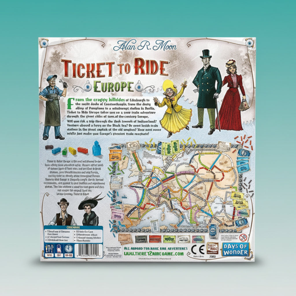 Ticket to ride Europe by Gifthubmart