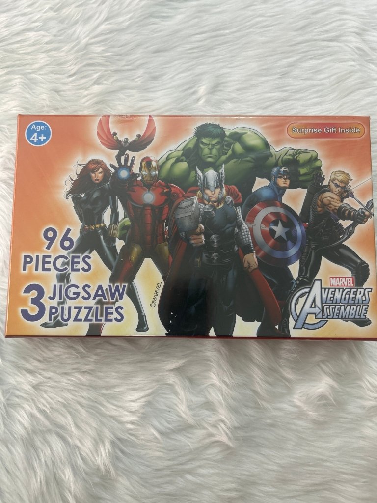 Topps Avengers Jigsaw Puzzle 96pcs 4+ by Gift Hub Mart