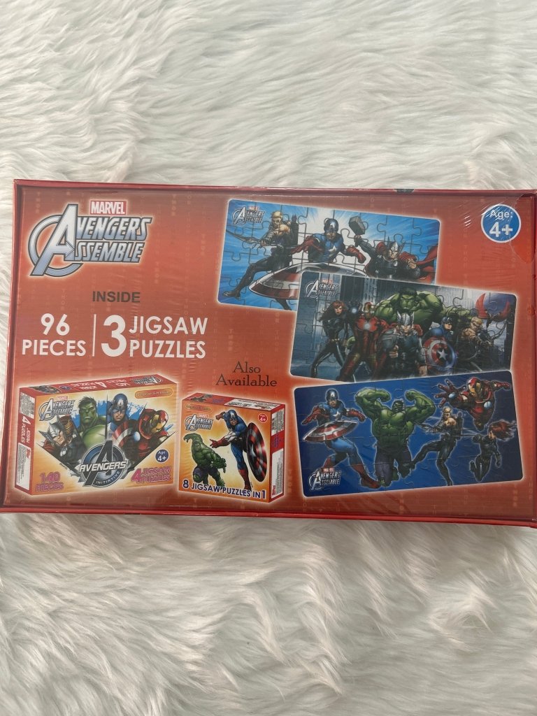 Topps Avengers Jigsaw Puzzle 96pcs 4+ by Gift Hub Mart