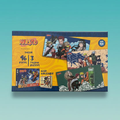 Topps Naruto Jigsaw Puzzle 96pcs 4+ by Gift Hub Mart
