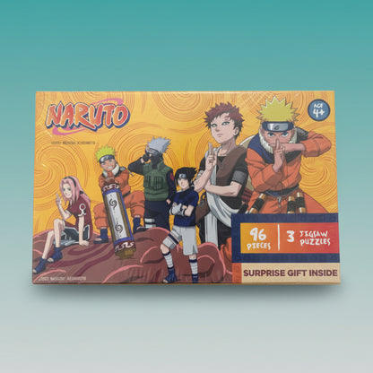 Topps Naruto Jigsaw Puzzle 96pcs 4+ by Gift Hub Mart