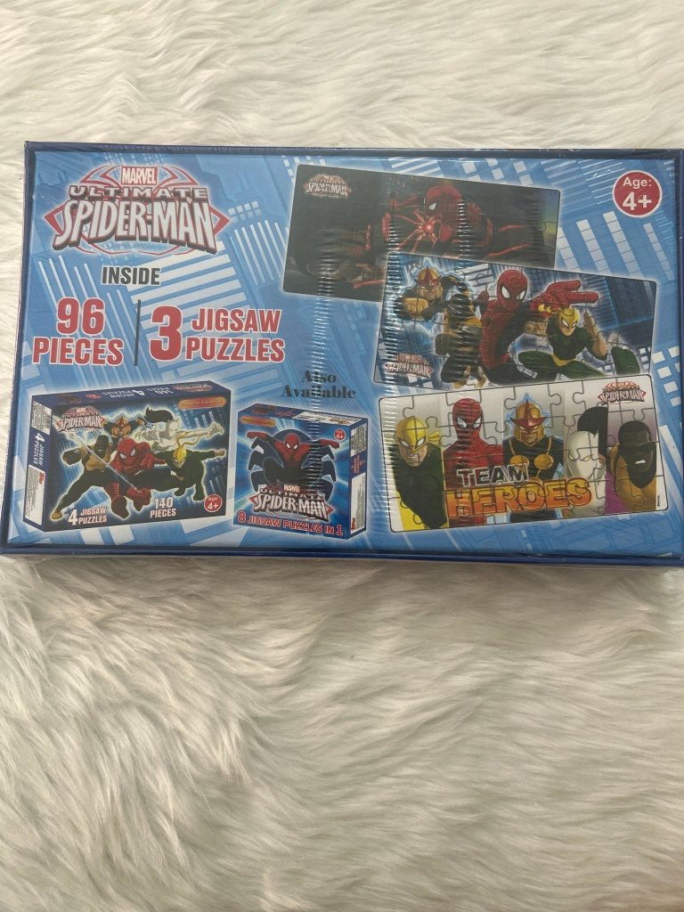 Topps Spiderman Jigsaw Puzzle 96pcs by Gift Hub Mart
