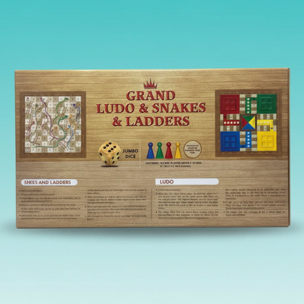 Toy Box Grand Ludo Snake & Ladders 3+ by Gift Hub Mart