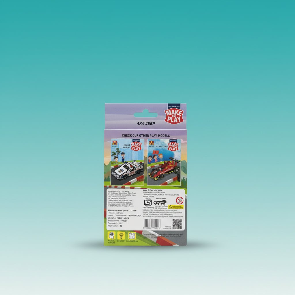 Toybox Make & Play Jeep 4+ by Gift Hub Mart
