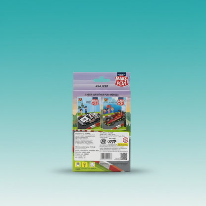 Toybox Make & Play Jeep 4+ by Gift Hub Mart