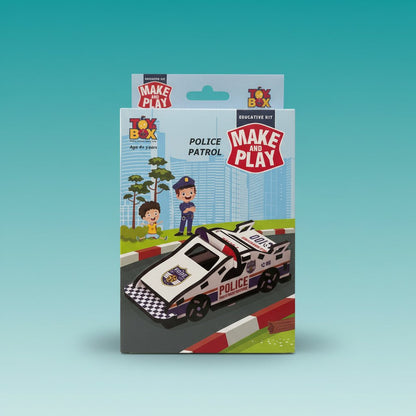 Toybox Make & Play Police Patrol 4+ by Gift Hub Mart