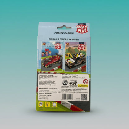 Toybox Make & Play Police Patrol 4+ by Gift Hub Mart