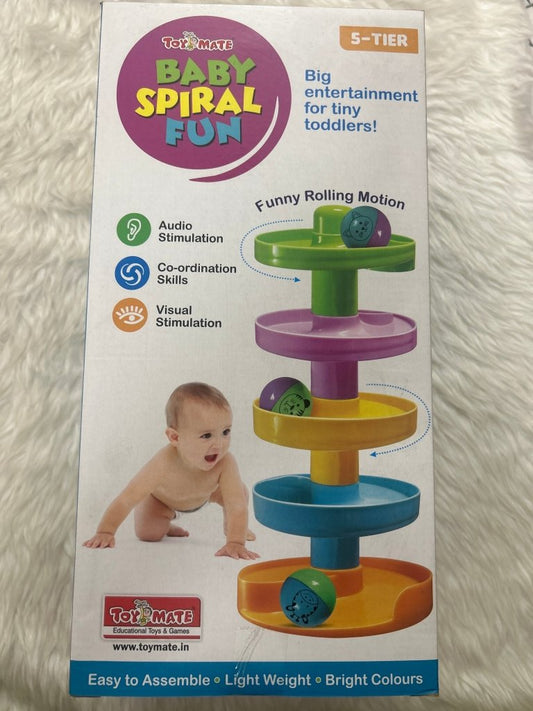 Toymate Baby Spiral Fun 5-Tier 12m + by Gift Hub Mart