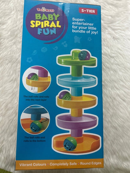 Toymate Baby Spiral Fun 5-Tier 12m + by Gift Hub Mart