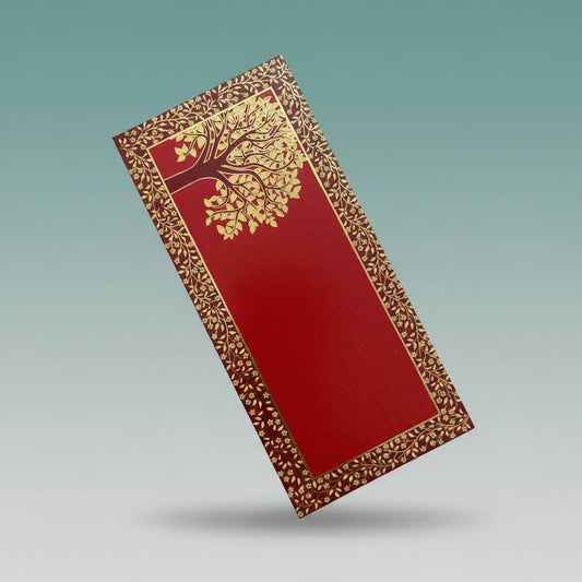 Tree of Life Red Money Envelope by Gift Hub Mart