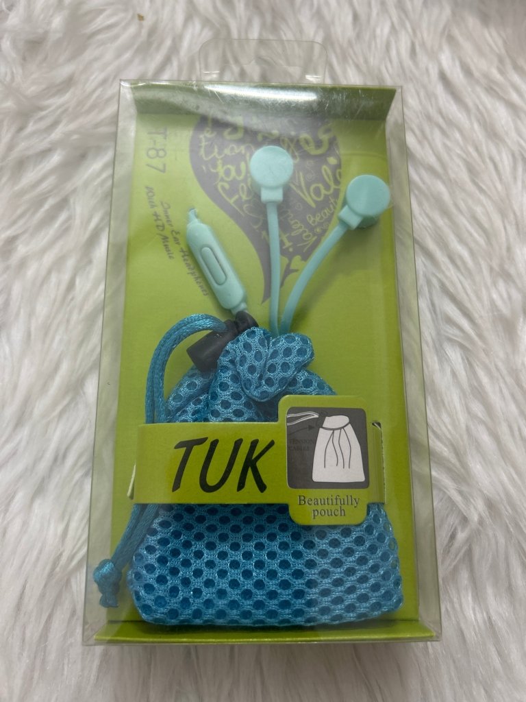 Tuk Earphone With Pouch by Gift Hub Mart