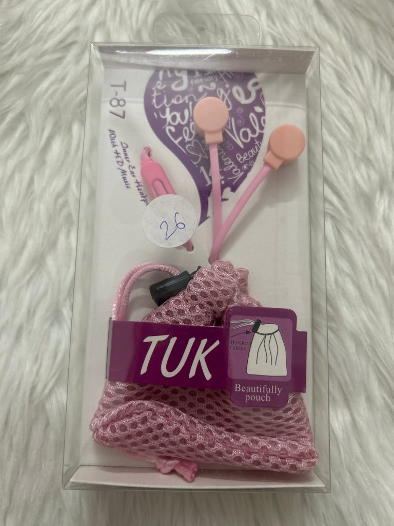 Tuk Earphone With Pouch by Gift Hub Mart