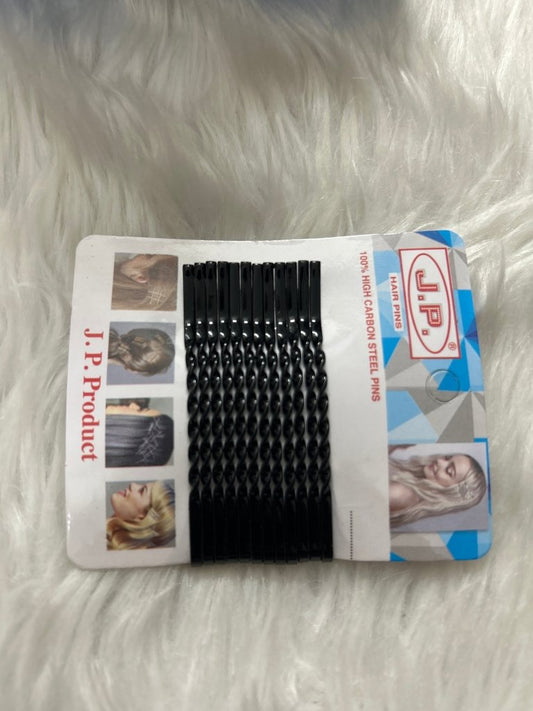 Twisted Side Hair Pin pack of 12 by Gift Hub Mart