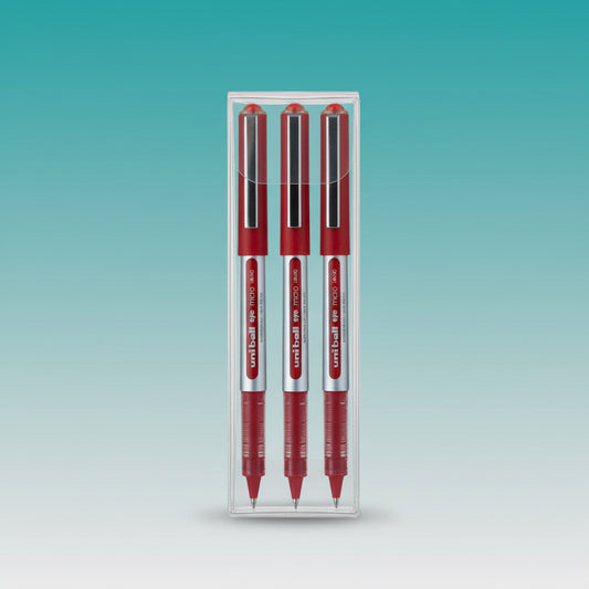 Uniball Eye Fine Roller Ball Pen Red by Gift Hub Mart