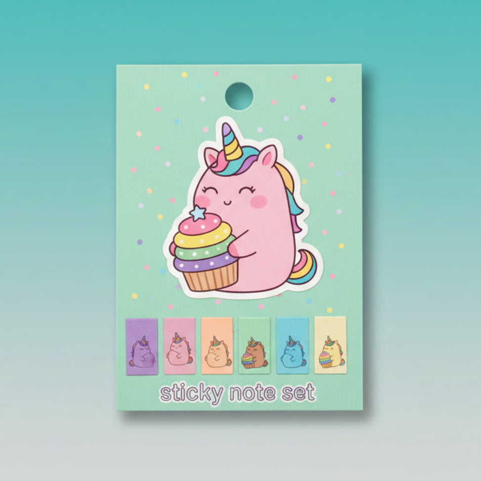 Unicorn Sticky Note by Gift Hub Mart