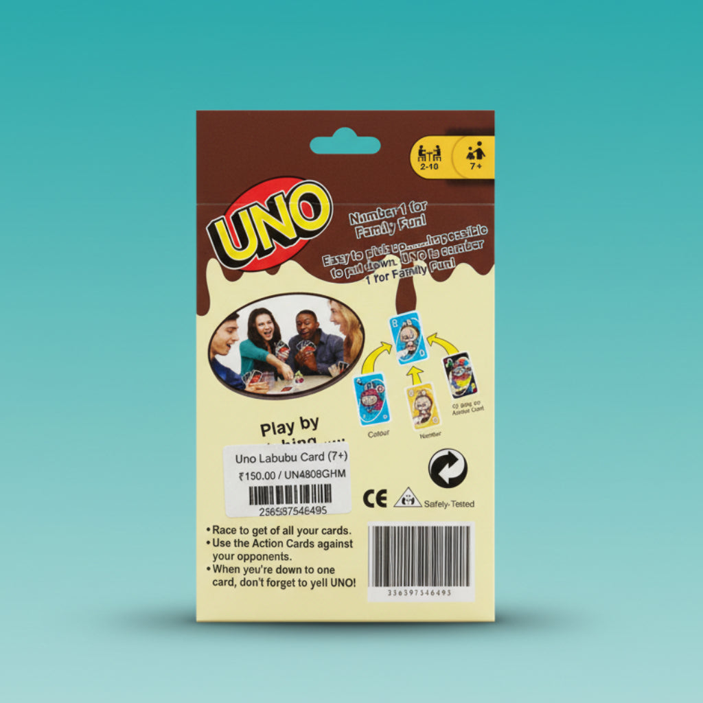 Uno Labubu (7+) by Gift Hub Mart