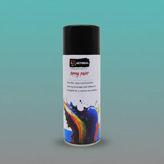 Via Proline Spray Paint Gloss Black 400ml by Gifthubmart