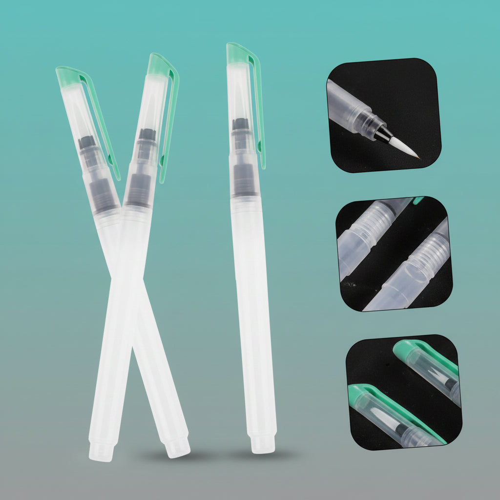 Water Brush Pen (Set of 3) by Gifthubmart