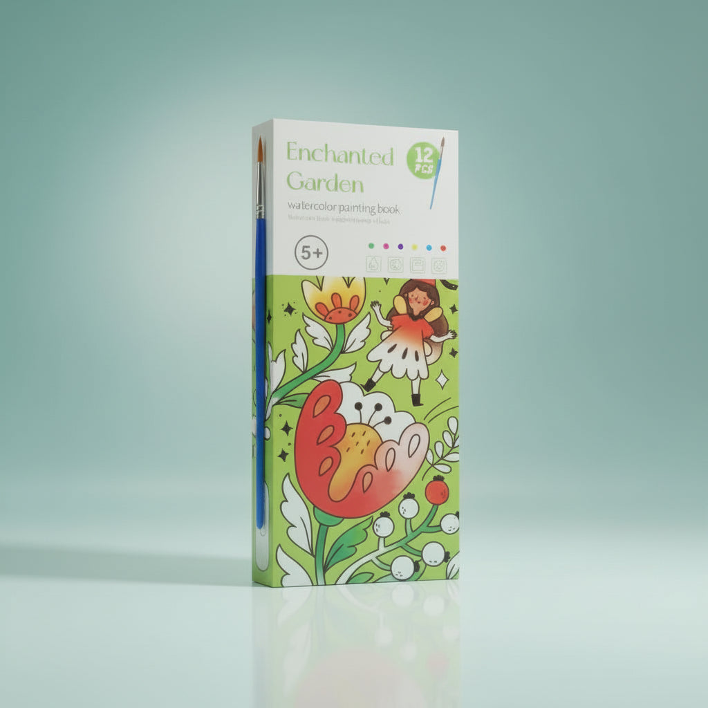 Watercolour Painting Book 12 Leafs 5+ by Gift Hub Mart