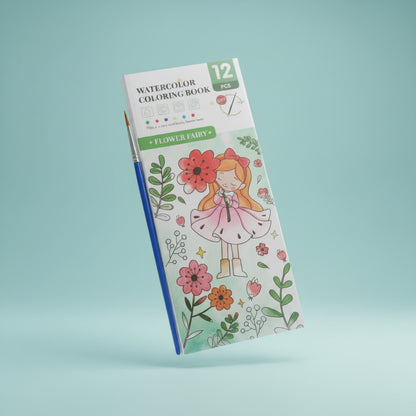 Watercolour Painting Book 12 Leafs 5+ by Gift Hub Mart