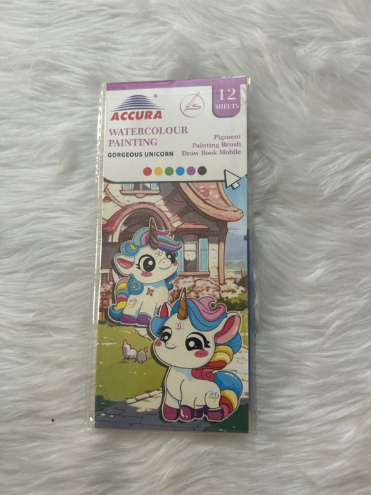 Watercolour Painting Book Set by Gift Hub Mart
