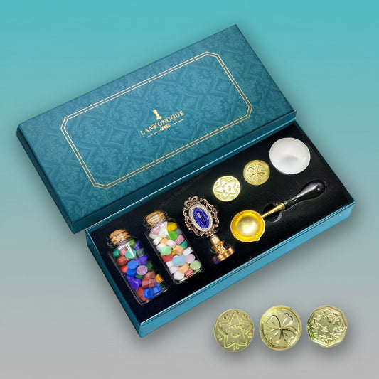 Wax Seal Kit with Stamp by Gifthubmart