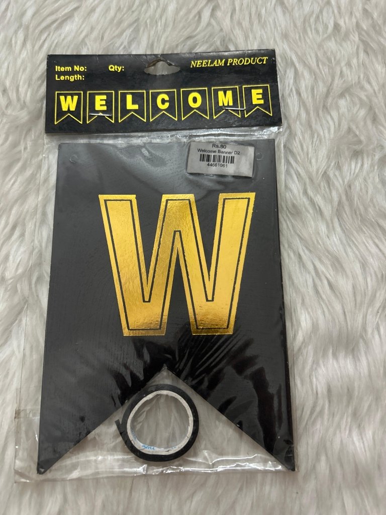 Welcome Banner D2 by Gifthubmart