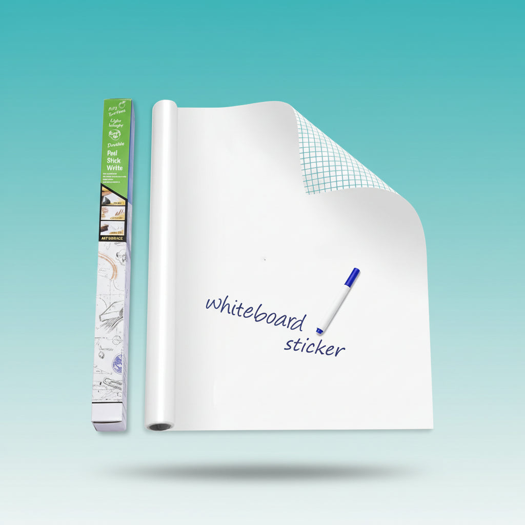 White Board Wall Sticker 60cm x 200cm by Gifthubmart