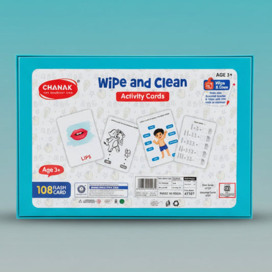 Wipe & clean activity cards 3+ by Gifthubmart
