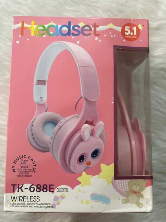 Wireless Headset Pink by Gifthubmart