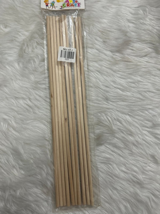 Wooden Chop Sticks (Set of 12) by Gift Hub Mart