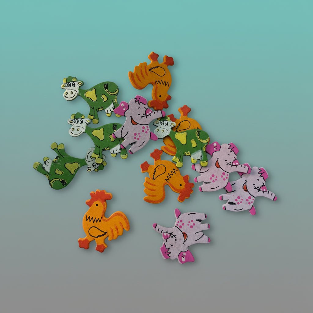 Wooden Mix Animal Cut Out by Gifthubmart