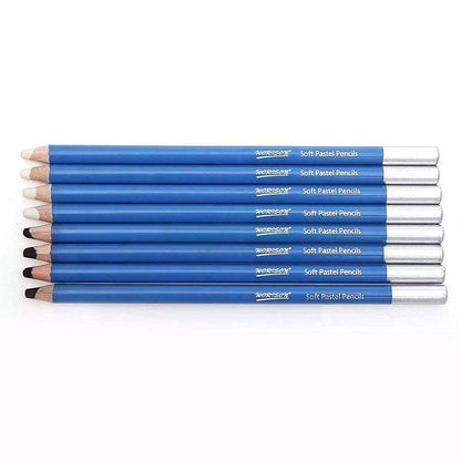 WORISON Artist Black & White Pastel Pencils (8 Piece) by Gifthubmart