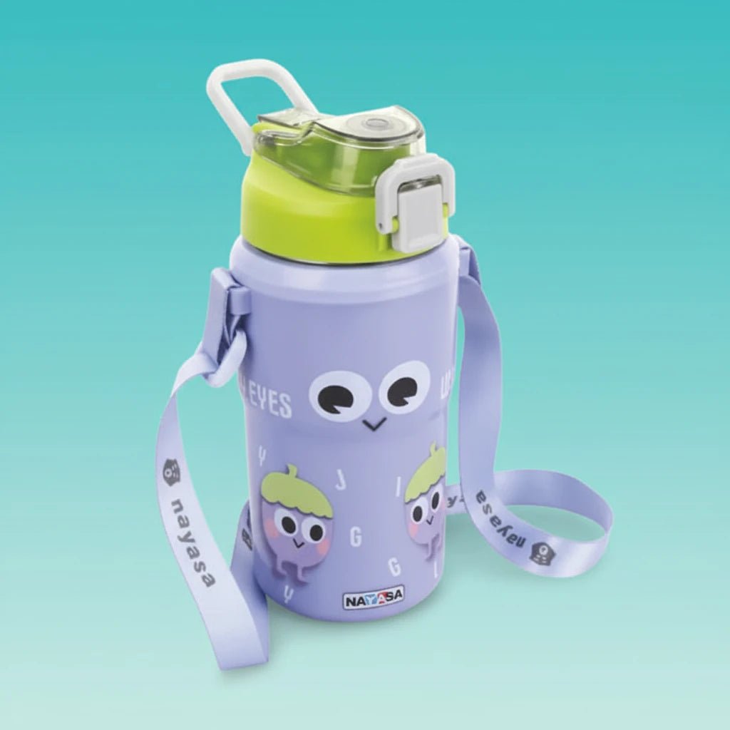 Wriggly Duo Sip Insulated Bottle (Steel) 450 ml by Gift Hub Mart