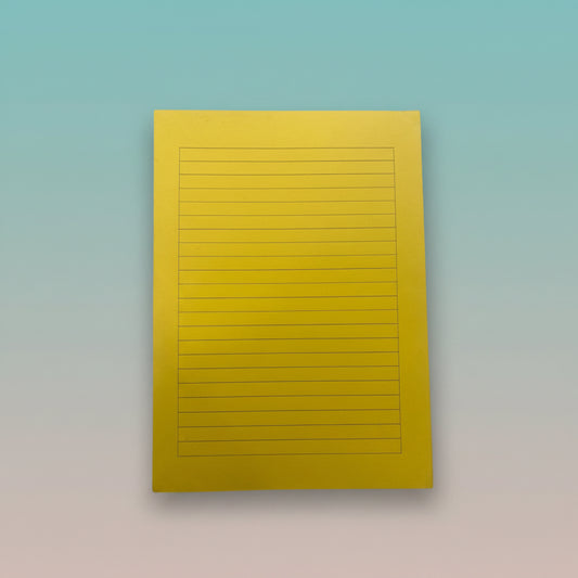 Yellow Ruled Thick Sheets by Gift Hub Mart