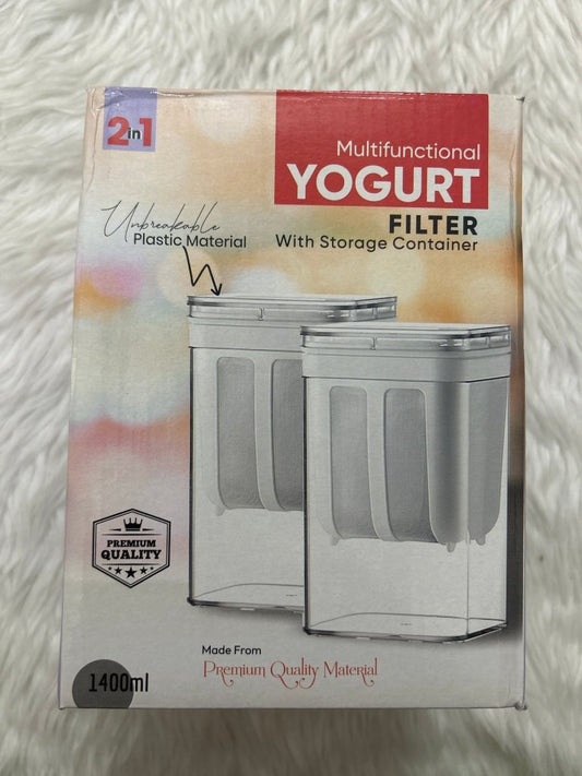 Yogurt Filter 2 in 1- 1400 ML by Gift Hub Mart