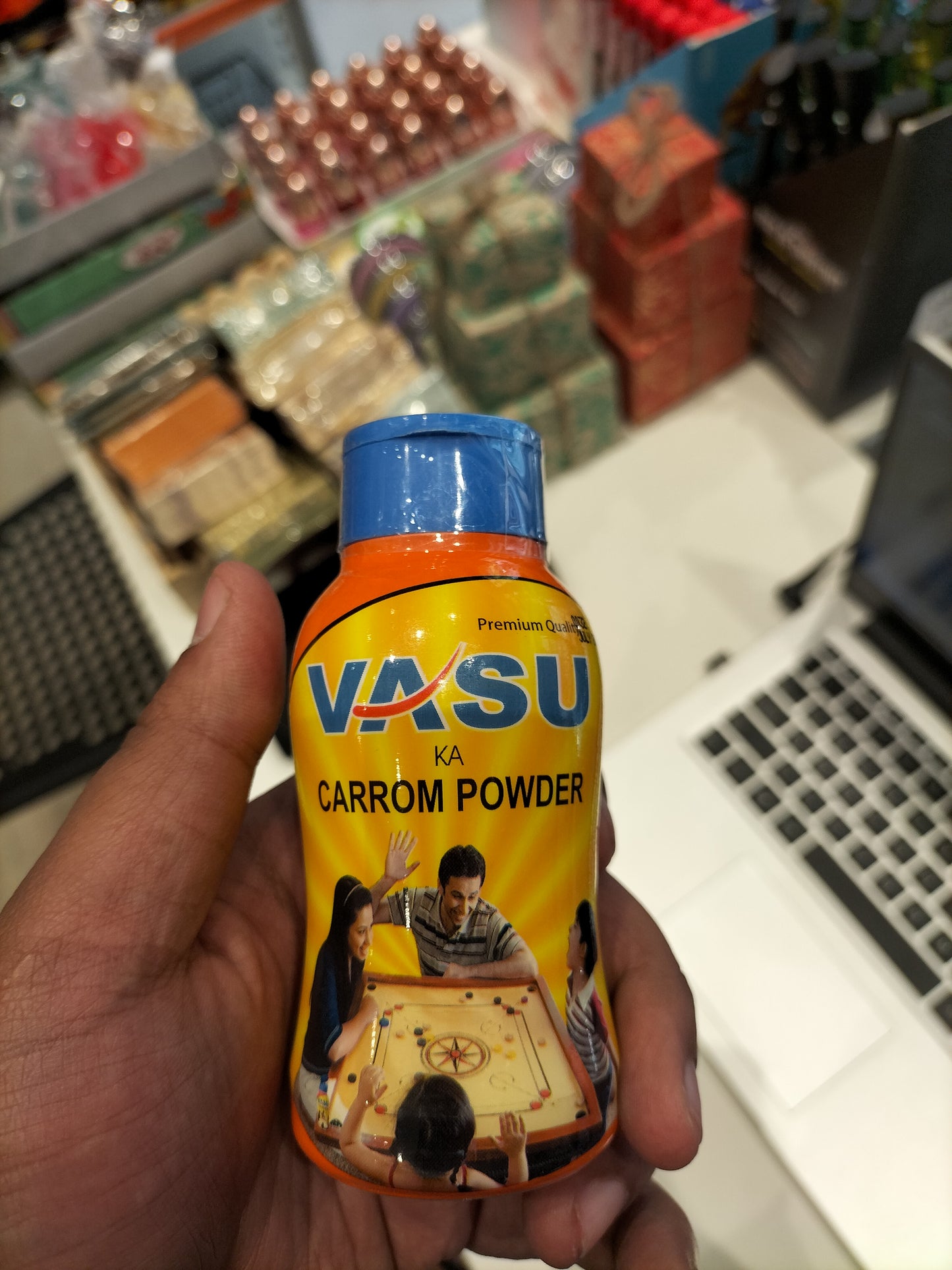 MRP27 Vasu Carrom Powder - Small 50 gm