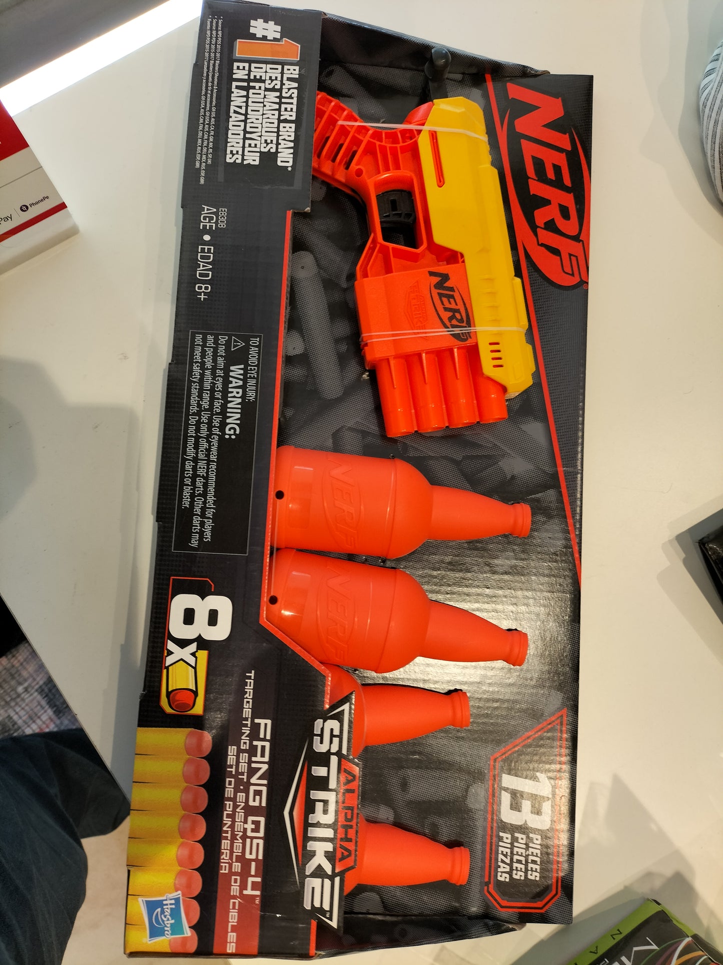 Nerf Alpha Strike Fang QS-4 Gun Target Set