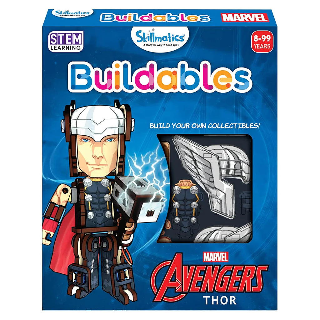 Skillmatics Buildables Thor Action Figure