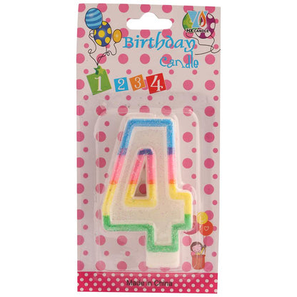 Birthday Number Candle 4