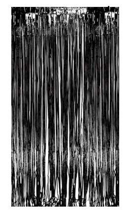 Foil Curtain - Black