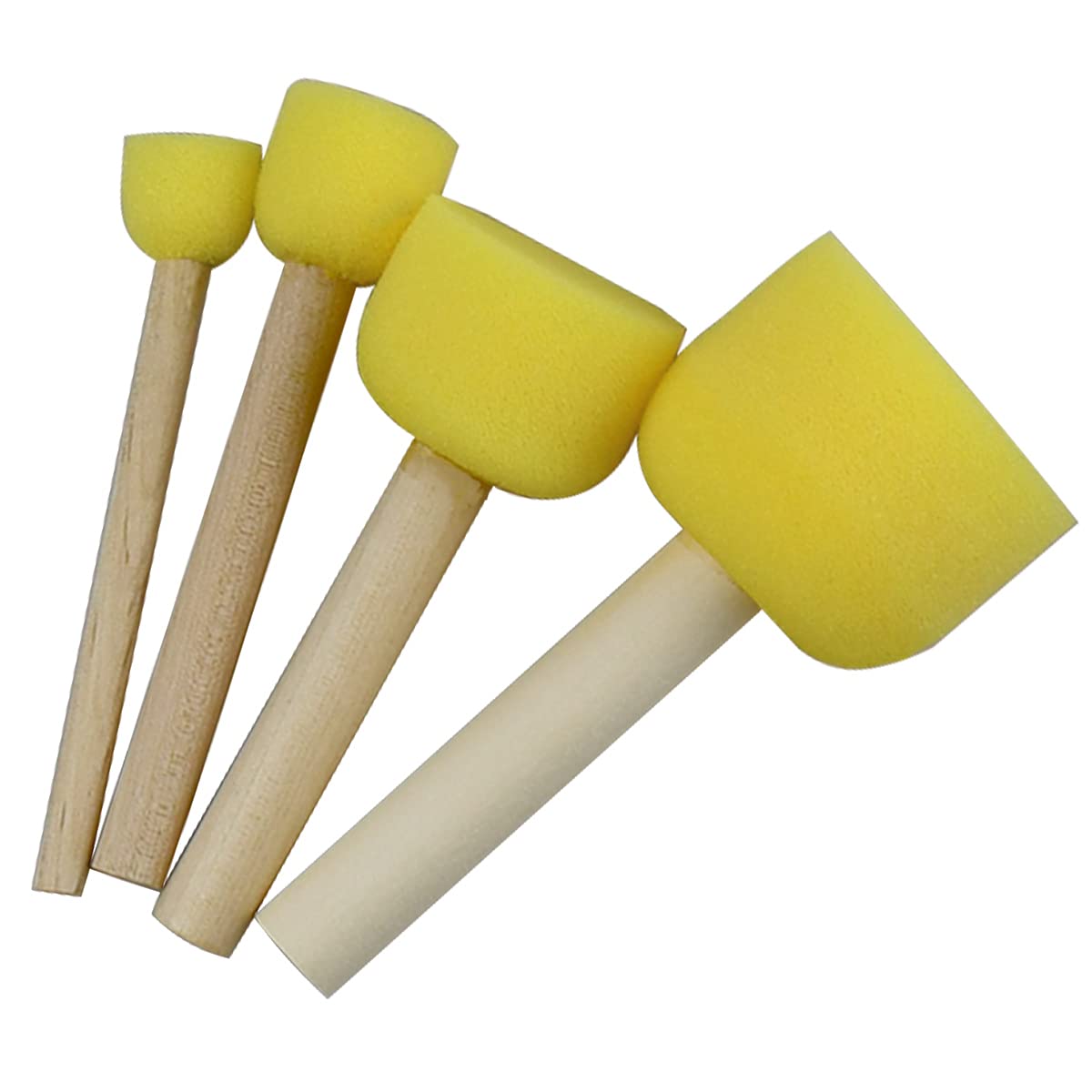 Sponge Brush Round (Set Of 4)